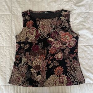 Y2K MSK Women's Floral Sleeveless Top